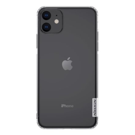 NILLKIN NATURE szilikon telefonvédő (közepesen ütésálló, légpárnás sarok, 0.6 mm, ultravékony) ÁTLÁTSZÓ [Apple iPhone 11]