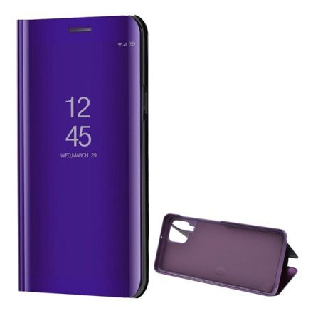 Tok álló (aktív FLIP, oldalra nyíló, asztali tartó funkció, tükrös felület, Mirror View Case) LILA [Samsung Galaxy M22 (SM-M225F)]