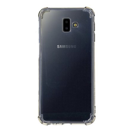 Szilikon telefonvédő (közepesen ütésálló, légpárnás sarok) ÁTLÁTSZÓ [Samsung Galaxy J6 Plus (SM-J610F)]