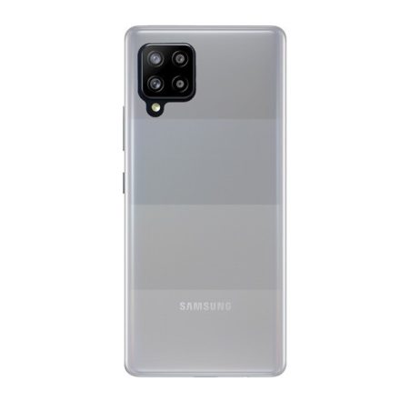 Műanyag telefonvédő (gumírozott) ÁTLÁTSZÓ [Samsung Galaxy A42 5G (SM-A425F)]