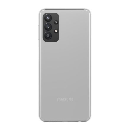 Műanyag telefonvédő (gumírozott) ÁTLÁTSZÓ [Samsung Galaxy A32 5G (SM-A326)]