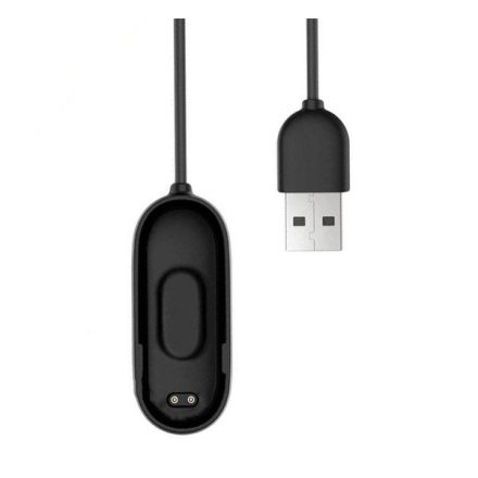 Töltőkábel USB (mágneses, 20cm) FEKETE