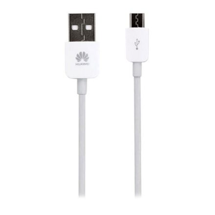 Adatkábel és töltő (USB - microUSB, 100cm) FEHÉR (CP70 / C02450768A / 55030216)