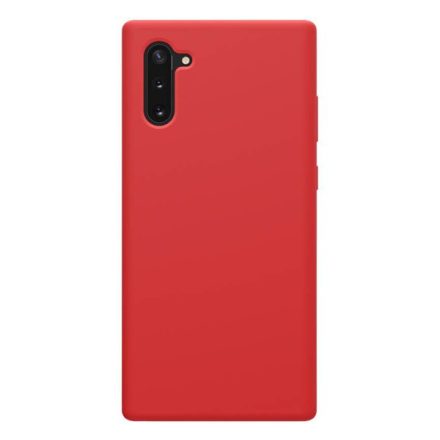 NILLKIN FLEX PURE szilikon telefonvédő (ultravékony, környezetbarát, mikrofiber plüss belső, matt) PIROS [Samsung Galaxy Note 10 (SM-N970F)]