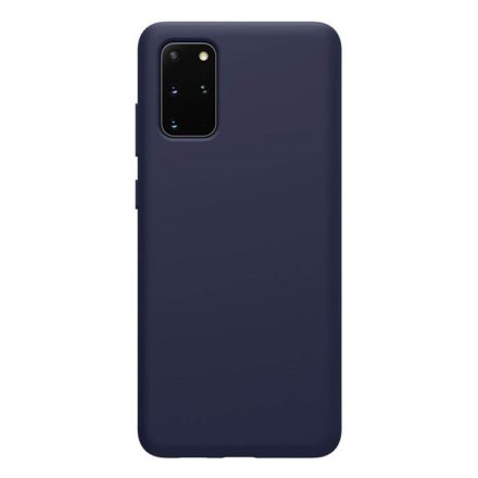 NILLKIN FLEX PURE szilikon telefonvédő (ultravékony, környezetbarát, mikrofiber plüss belső, matt) SÖTÉTKÉK [Samsung Galaxy S20 Plus 5G ...