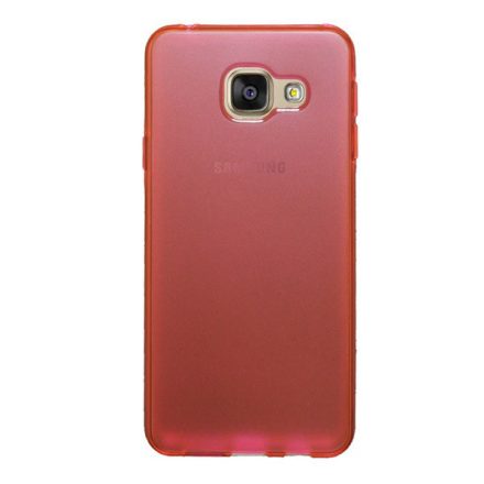 Szilikon telefonvédő (matt) RÓZSASZÍN [Samsung Galaxy A3 (2016) SM-A310F]