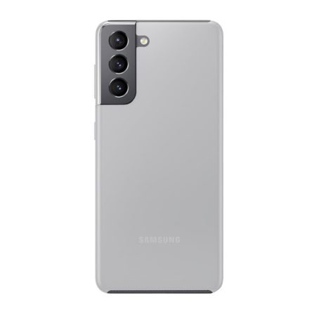 Műanyag telefonvédő (gumírozott) ÁTLÁTSZÓ [Samsung Galaxy S21 FE (SM-G990)]