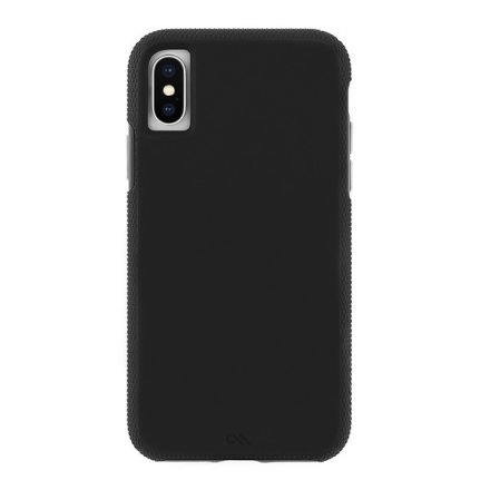 CASE-MATE TOUGH GRIP műanyag telefonvédő (szilikon belső, ütésálló, csúszásgátló keret) FEKETE [Apple iPhone XS Max 6.5]