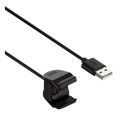 Töltőkábel USB (mágneses, 100cm) OPPO Watch 41mm / 46mm készülékhez FEKETE