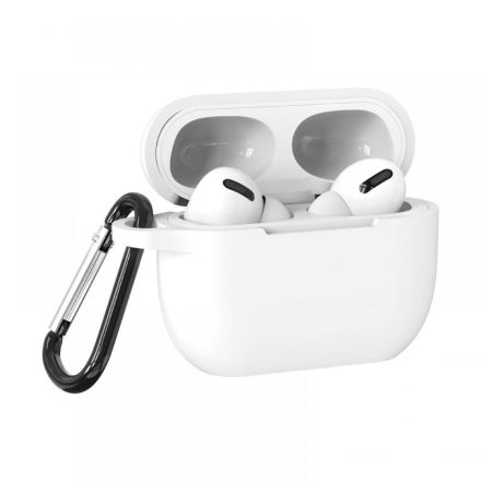 Cellect Airpods Pro szilikon tok 2.5mm fehér (AIRPODSP-CASE2.5-W)