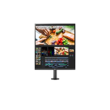 28" LG 28MQ780-B LCD monitor fekete