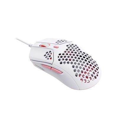 HyperX Pulsefire Haste Gaming egér fehér-rózsaszín (4P5E4AA)