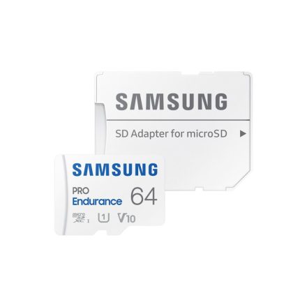 64GB microSDXC Samsung PRO Endurance U1 V10 + adapter  (MB-MJ64KA/EU)