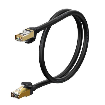 Baseus Ethernet RJ45 hálózati kábel 10Gbps 1m fekete (WKJS010101)