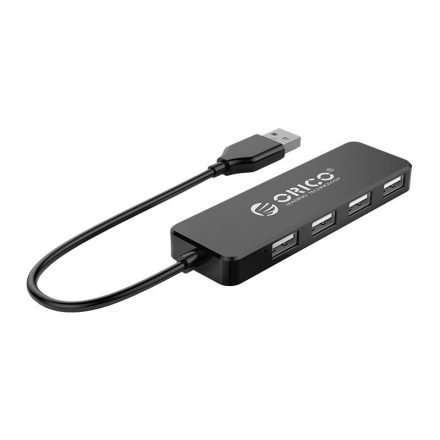 Orico ORICO-FL01-BK-BP 4 Portos USB2.0 Hub fekete