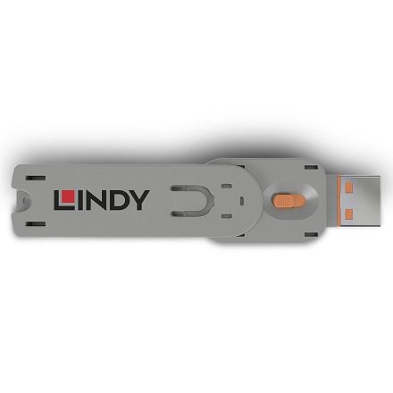 Lindy biztonsági dugó USB A kulcs narancs (40623)