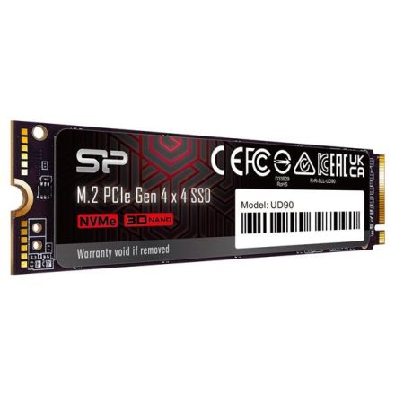 1TB Silicon Power UD90 M.2 SSD meghajtó (SP01KGBP44UD9005)