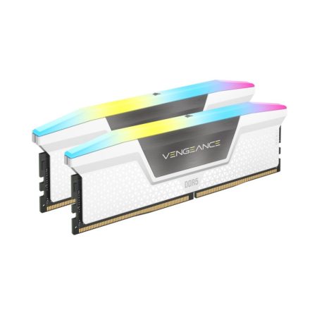 32GB 6000MHz DDR5 RAM Corsair VENGEANCE RGB White CL40 (2x16GB) (CMH32GX5M2B6000C40W)