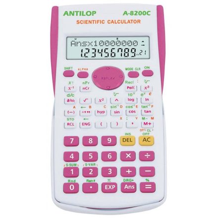 Antilop A-8200C tudományos számológép pink