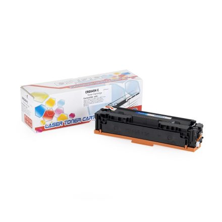 Eco utángyártott Canon CRG045H/HP CF401X toner cián (ECOCACRG045HCYUNI)