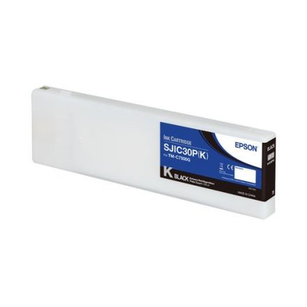 Epson SJIC30P(K) tintapatron ColorWorks C7500G címkenyomtatóhoz fekete (C33S020639)