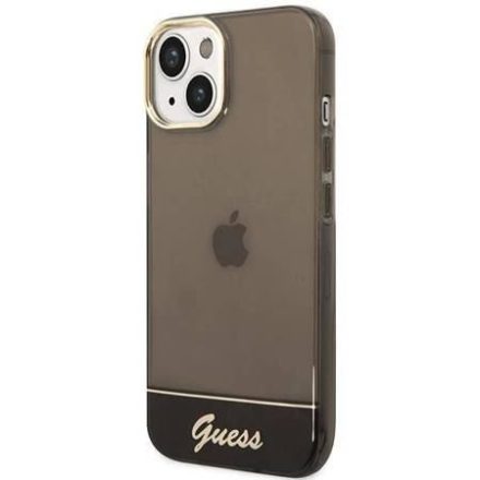 Guess Translucent Apple iPhone 14 Plus tok fekete (GUHCP14MHGCOK)