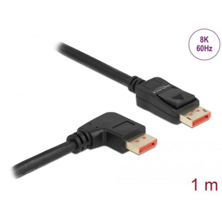 Delock 87060 DisplayPort kábel 1m fekete