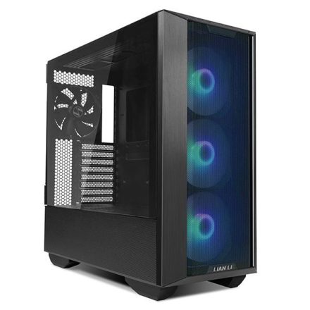 Lian Li LANCOOL III RGB Black táp nélküli ablakos ház fekete