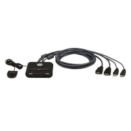 ATEN KVM Switch 2PC USB + kábel (CS22HF)