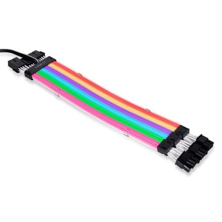 Lian Li ARGB Strimer Plus V2 triple 8-pin VGA tápkábel 30cm