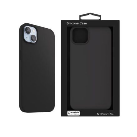 Next One iPhone 14 Plus MagSafe kompatibilis tok fekete (IPH-14MAX-MAGCASE-BLACK)