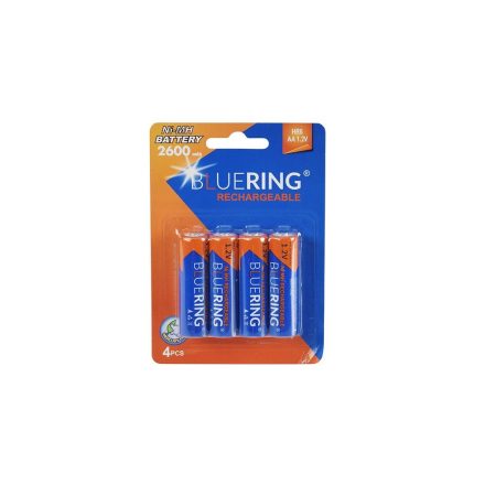 Bluering AA HR6 2600mAh 1.2V tölthető ceruzaelem 4db/cs (5999093895820)