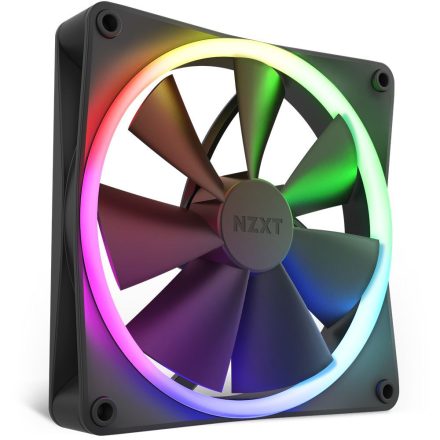 NZXT F140 RGB ház hűtő ventilátor 14cm fekete (RF-R14SF-B1)