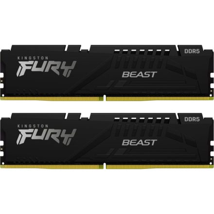 32GB 5200MHz DDR5 RAM Kingston Fury Beast Black CL36 (2x16GB) (KF552C36BBEK2-32)