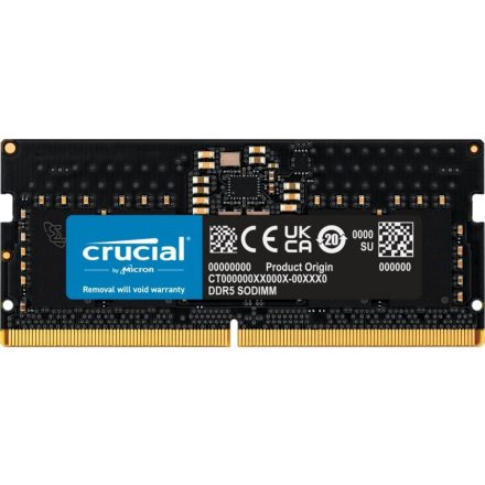 8GB 4800MHz DDR5 Notebook RAM Crucial CL40 (CT8G48C40S5)