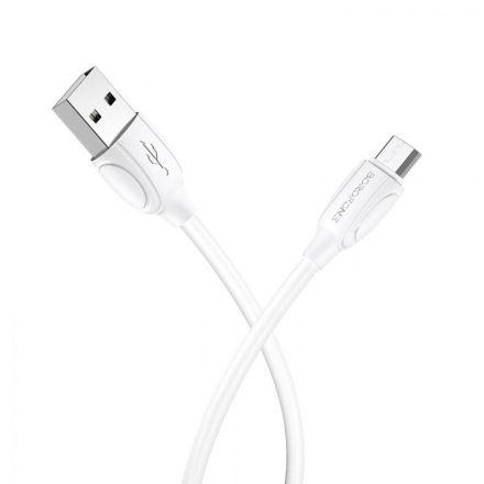 Borofone Bx19 MicroUSB - USB töltőkábel 1m fehér (1375734)