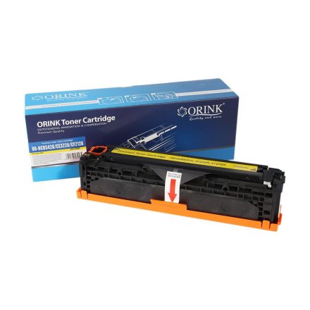 Orink utángyártott HP CB542A/CE322A/CF212A/Canon CRG716 toner sárga (HPO542322UNI)