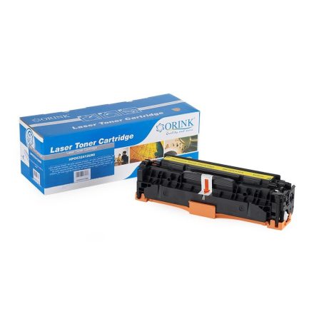 Orink utángyártott HP CC532A/CE412A/CF382A/Canon CRG718 toner sárga (HPO532412UNI)