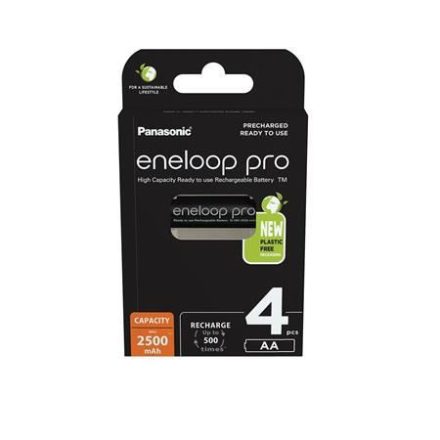 Panasonic Eneloop Pro 1.2V AA 2500mAh akku (4db) (BK3HCDE-4BE-N)