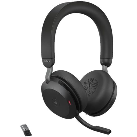 Jabra Evolve2 75 MS vezeték nélküli sztereó headset fekete (27599-999-999)