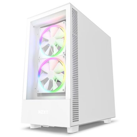 NZXT H5 Elite táp nélküli ablakos ház fehér (CC-H51EW-01)