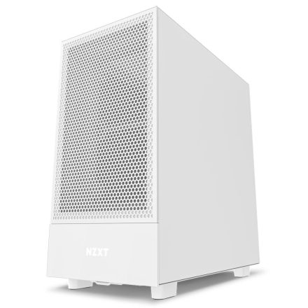 NZXT H5 Flow táp nélküli ablakos ház fehér (CC-H51FW-01)