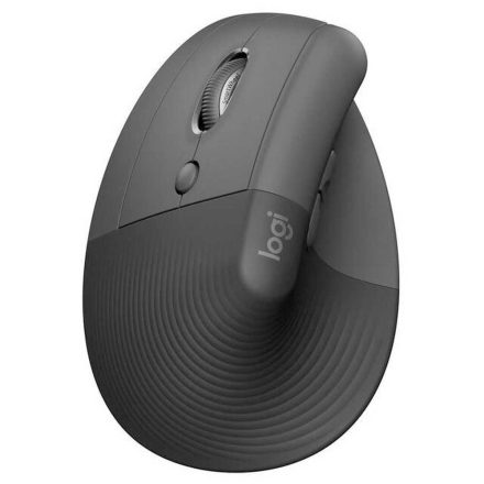 Logitech Lift for Business balkezes függőleges ergonómikus vezeték nélküli egér grafitszürke (910-006495)