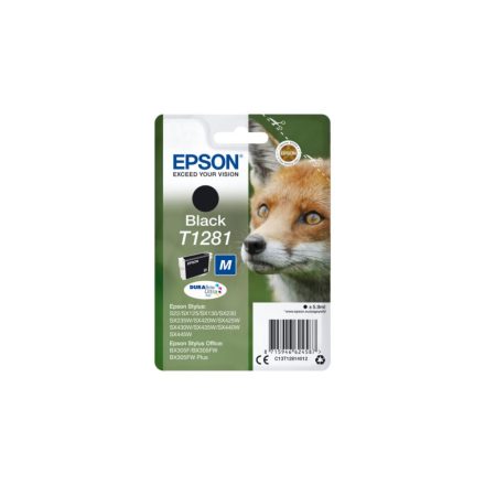 Epson T1281 DURABrite Ultra tintapatron fekete (C13T12814012)