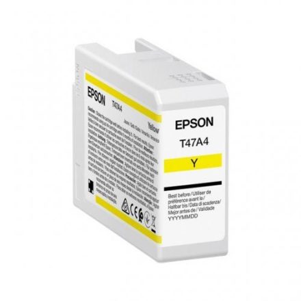 Epson T47A4 UltraChrome Pro 10 tintapatron 50ml sárga (C13T47A400)