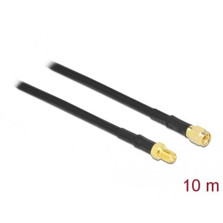 Delock SMA antenna kábel SMA Plug > SMA Jack 10m (88445)