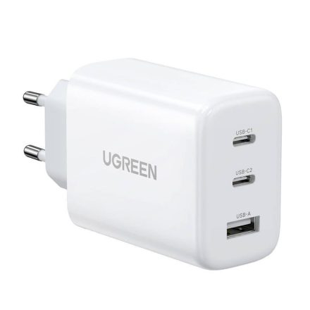 UGREEN CD275 2x USB-C 1x USB adapter 65W fehér (90496)