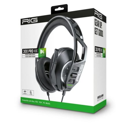 Nacon RIG 300 PRO HX gaming headset fekete (RIG300PROHX)