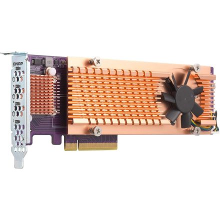 Qnap 4x M.2 NVMe bővítő kártya PCIe (QM2-4P-384)