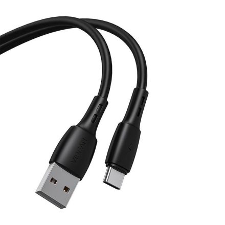 Vipfan Racing X05 USB-A - USB-C kábel 3A, 2m fekete (X05TC-2m-black)